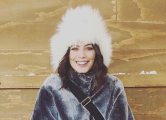 Alessandra Mastronardi a St. Moritz per Giorgio Armani Neve