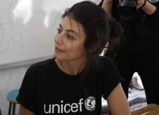 Alessandra Mastronardi con Unicef in Siria e Turchia dopo i terremoti Siria