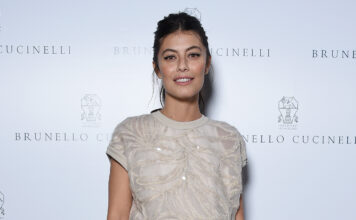 Alessandra Mastronardi all’evento di Brunello Cucinelli per la collezione P/E 2024 Brunello Cucinelli