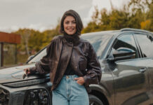 Alessandra Mastronardi, madrina del reveal italiano delle nuove automobili Audi Q7 e A6 Allroad Audi