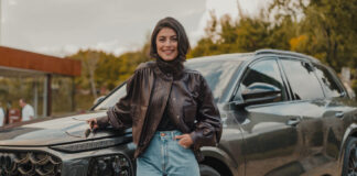 Alessandra Mastronardi, madrina del reveal italiano delle nuove automobili Audi Q7 e A6 Allroad Audi